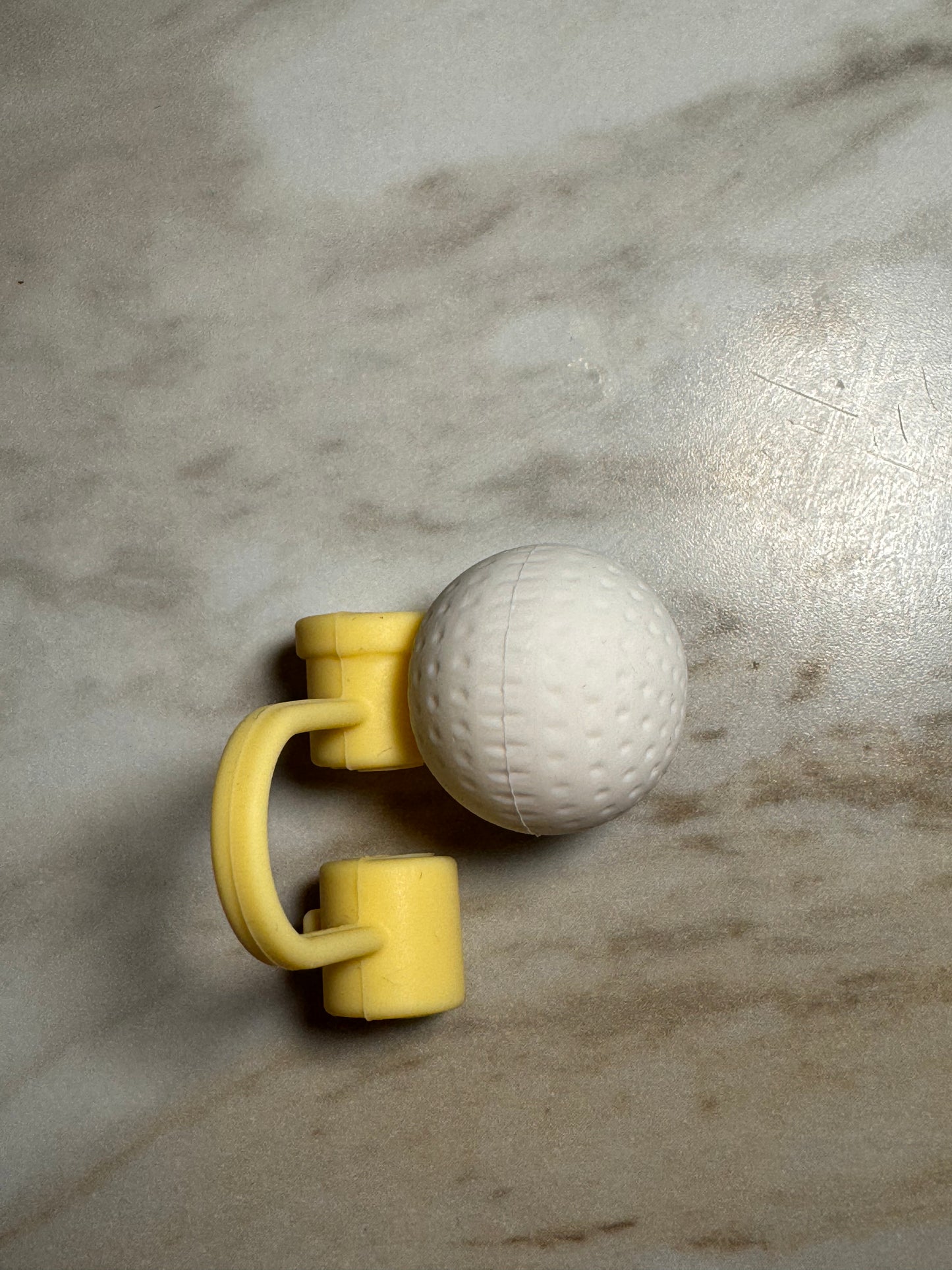 Golf Ball Straw Topper