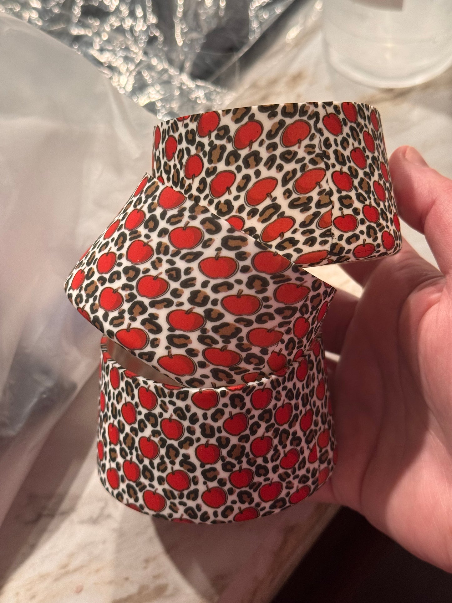 Custom Leopard Apple Tumbler Boot