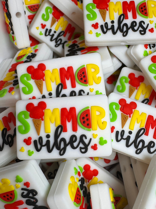 Summer Vibes Silicone Focal