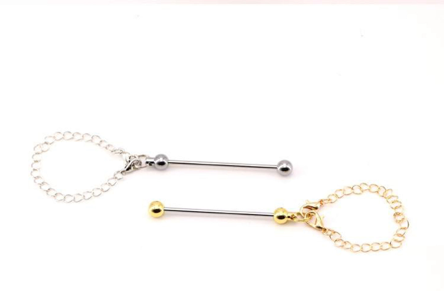 Small Swivel Cup Charm Clasp Beadable Bar