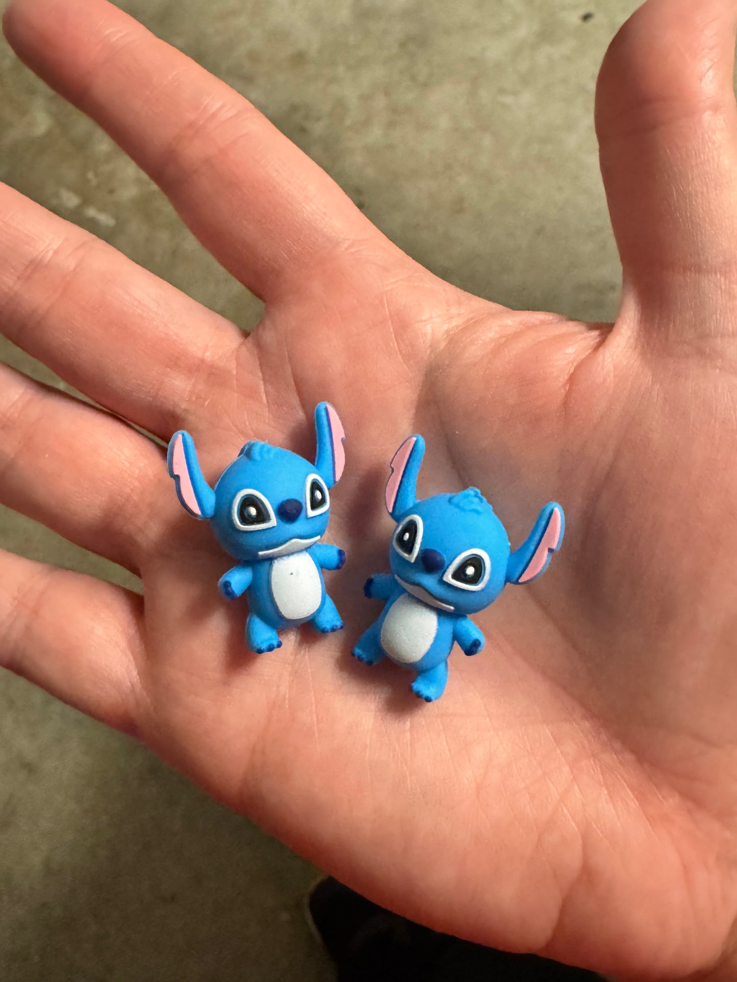 Blue Alien Friend 3D Silicone Focal