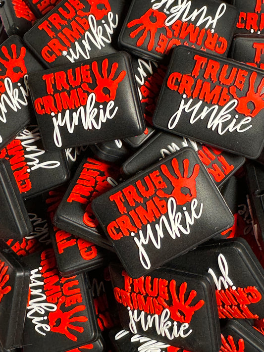 True Crime Junkie Silicone Focal Bead