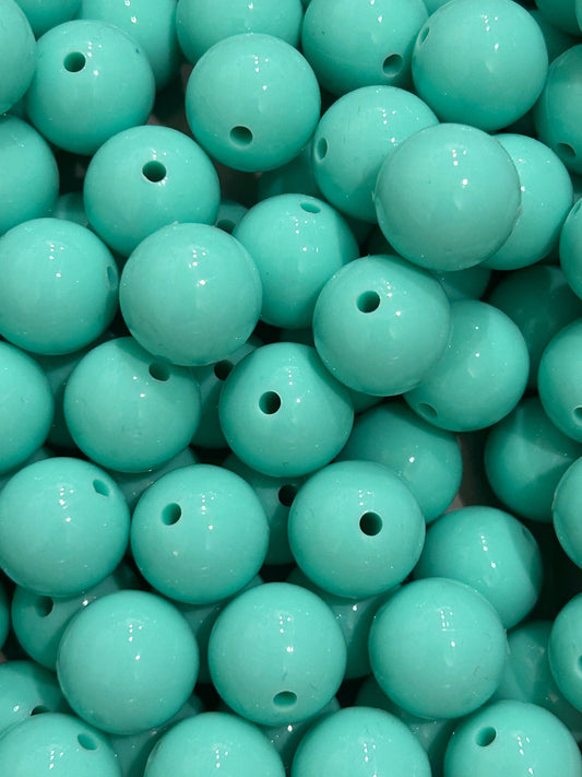 Mint 15mm Liquid Bead