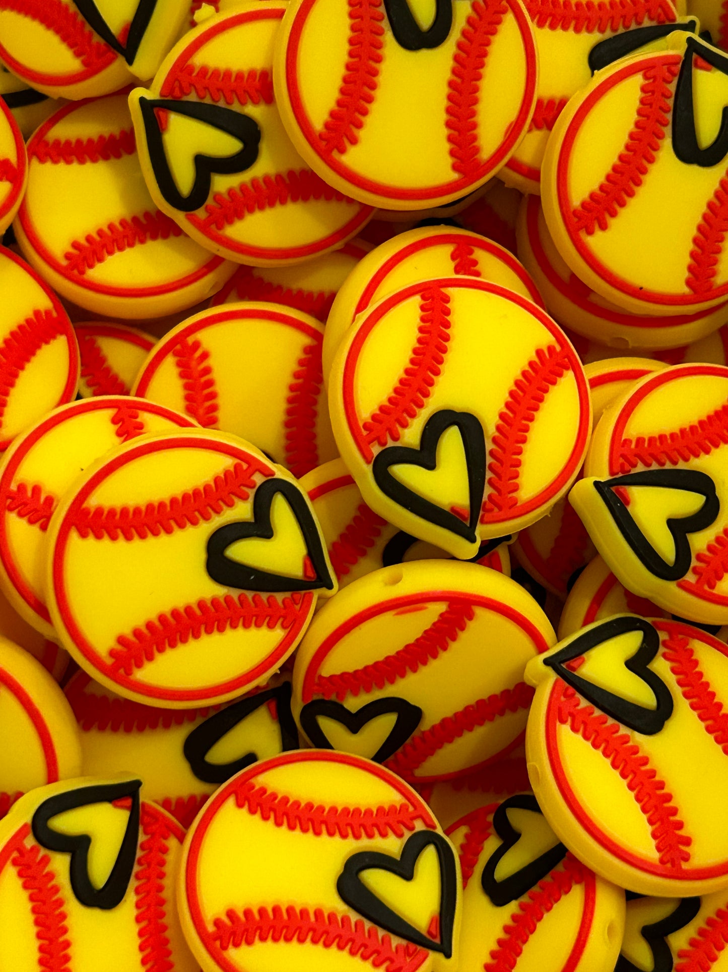 Softball Heart Focal