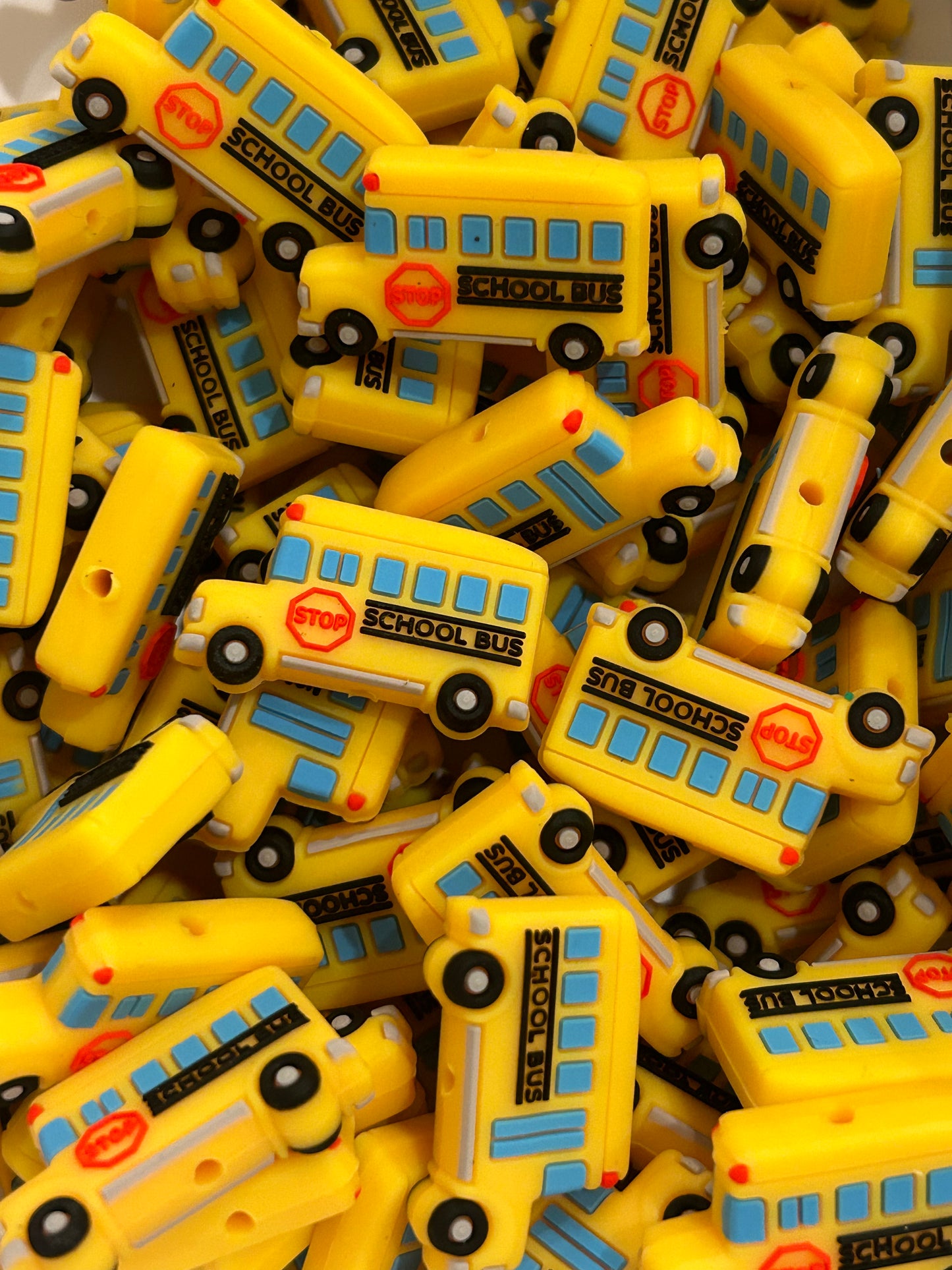 School Bus Silicone Focal