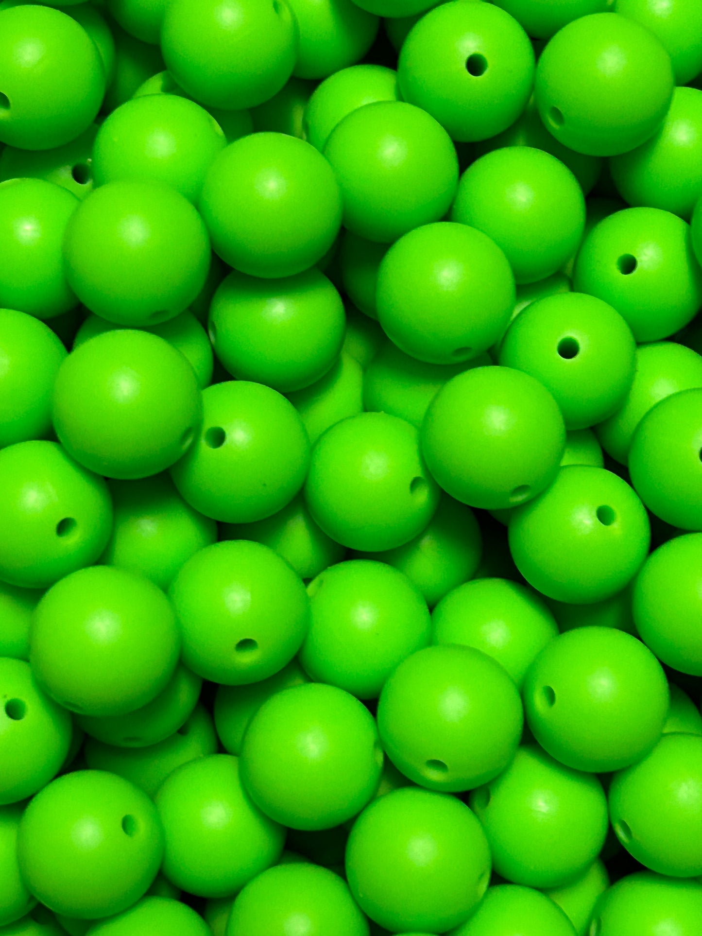 Green Apple 15mm Solid Color Bead Shopmissinglink