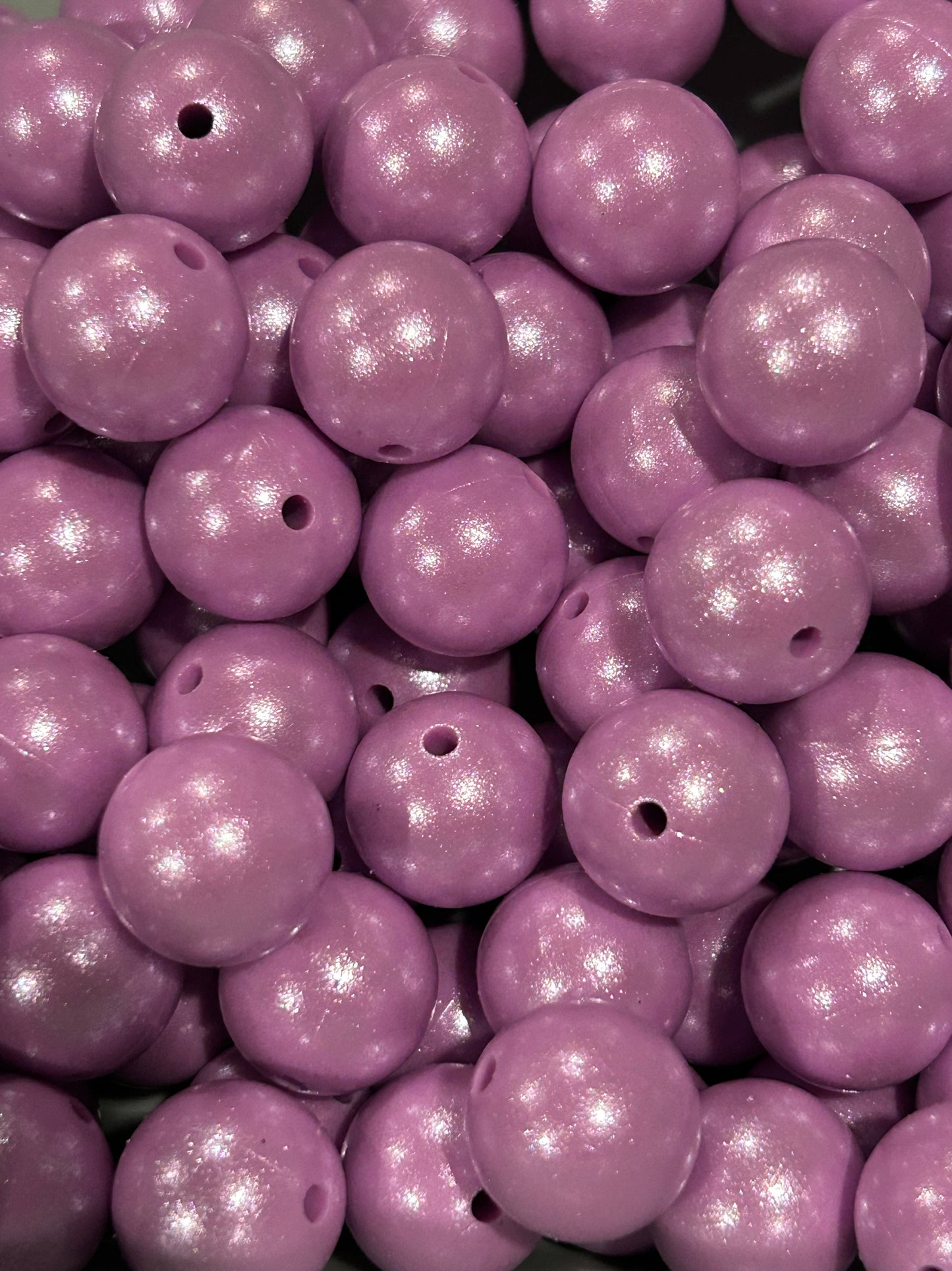 Light Purple 15mm Shimmery Bead